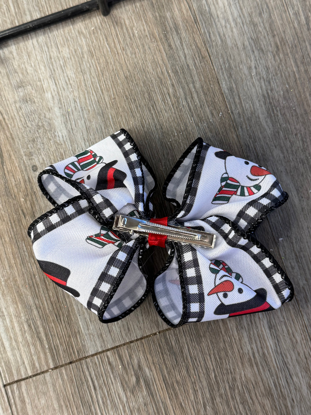 Frosty the Snowman Hair Bow