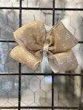 Gingerbread Lane Hair Bow