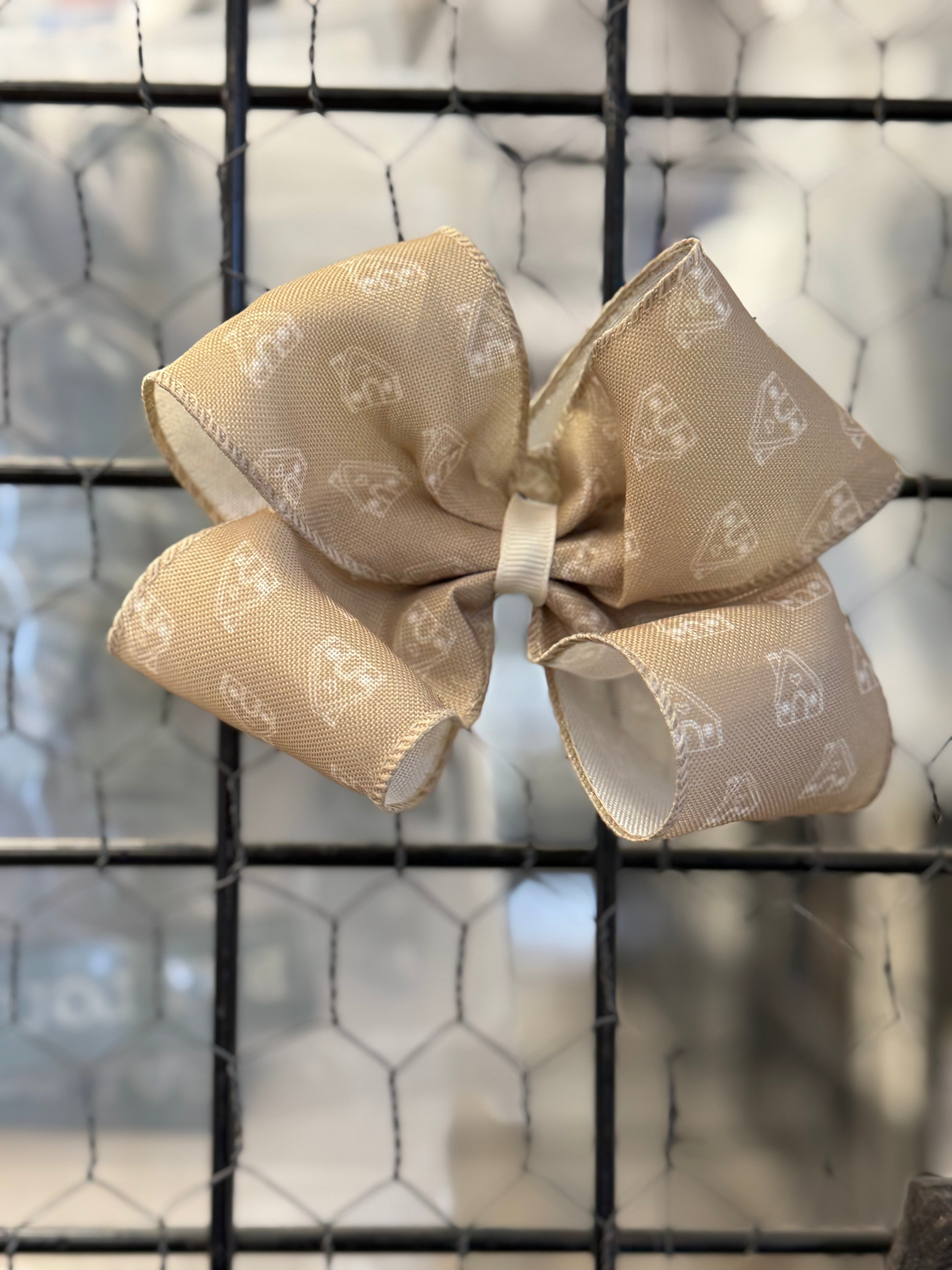 Gingerbread Lane Hair Bow