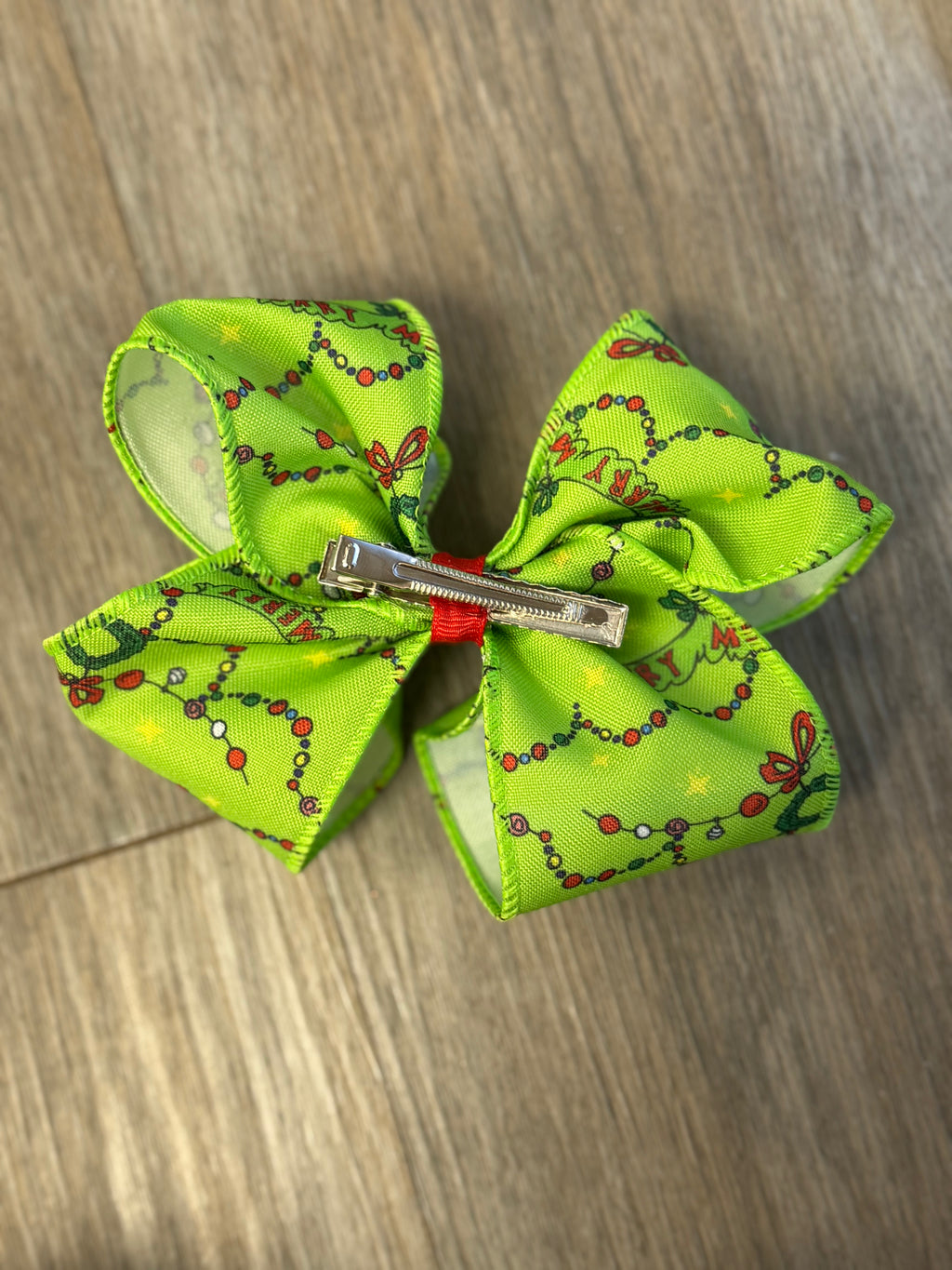Grinch-Mas Hair Bow