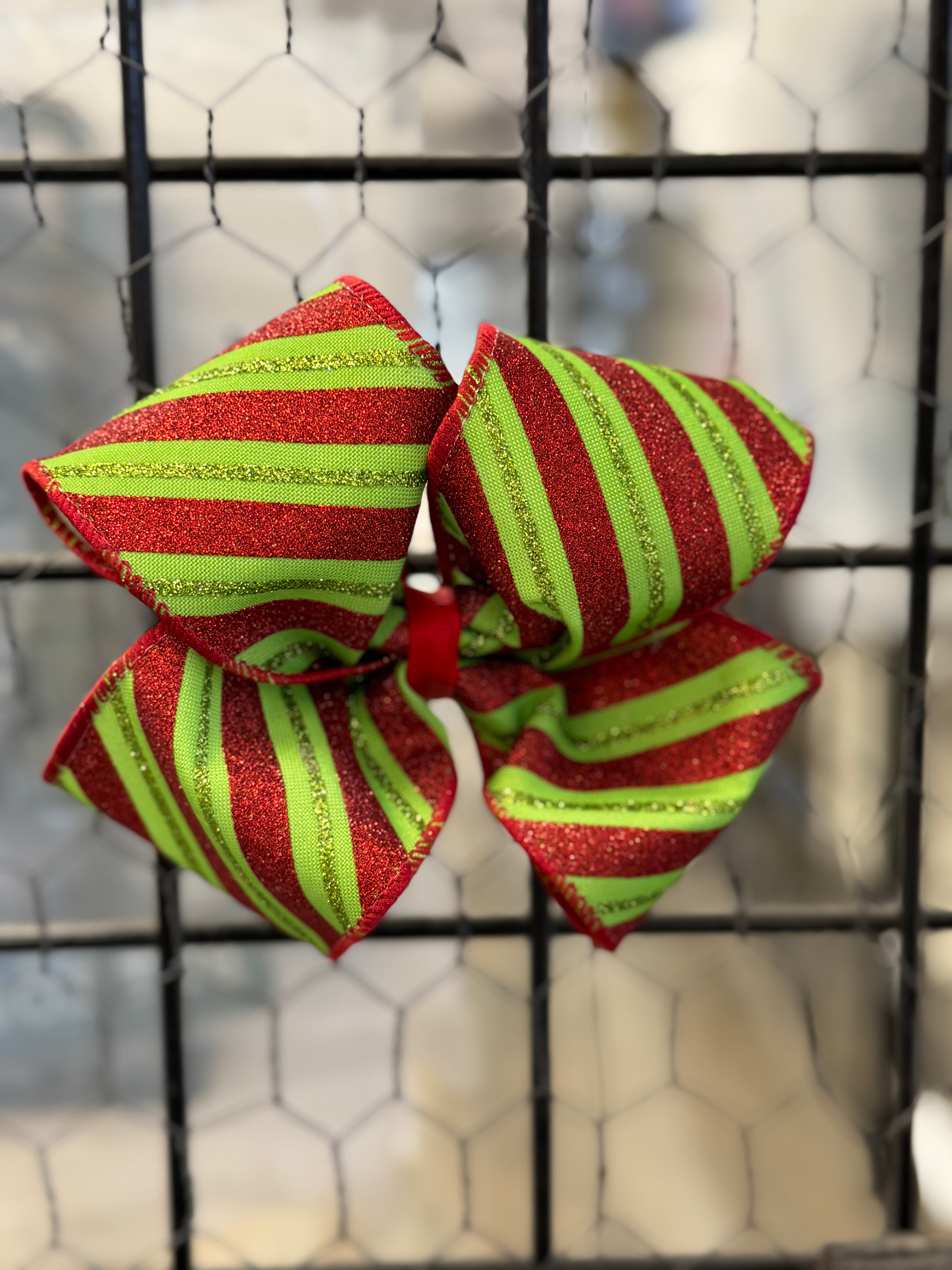 Jolly Stripes Hair Bow