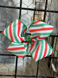 Peppermint Parade Hair Bow